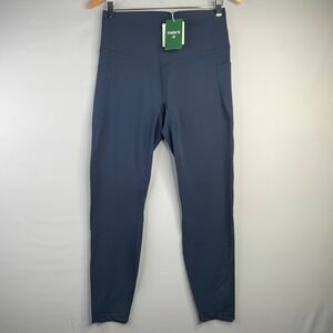 Halara UltraSculpt Navy Blue High Waisted Pockets 7/8 Leggings Large NWT